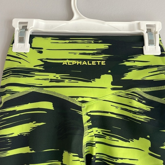 NWT Alphalete Surface Power Leggings Canvas Camo XS - Picture 6 of 9
